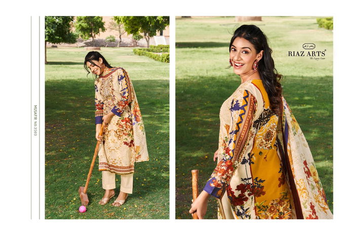 Musafir Vol 8 By Riaz Arts Digital Printed Karachi Cotton Dress Material Wholesale Online
